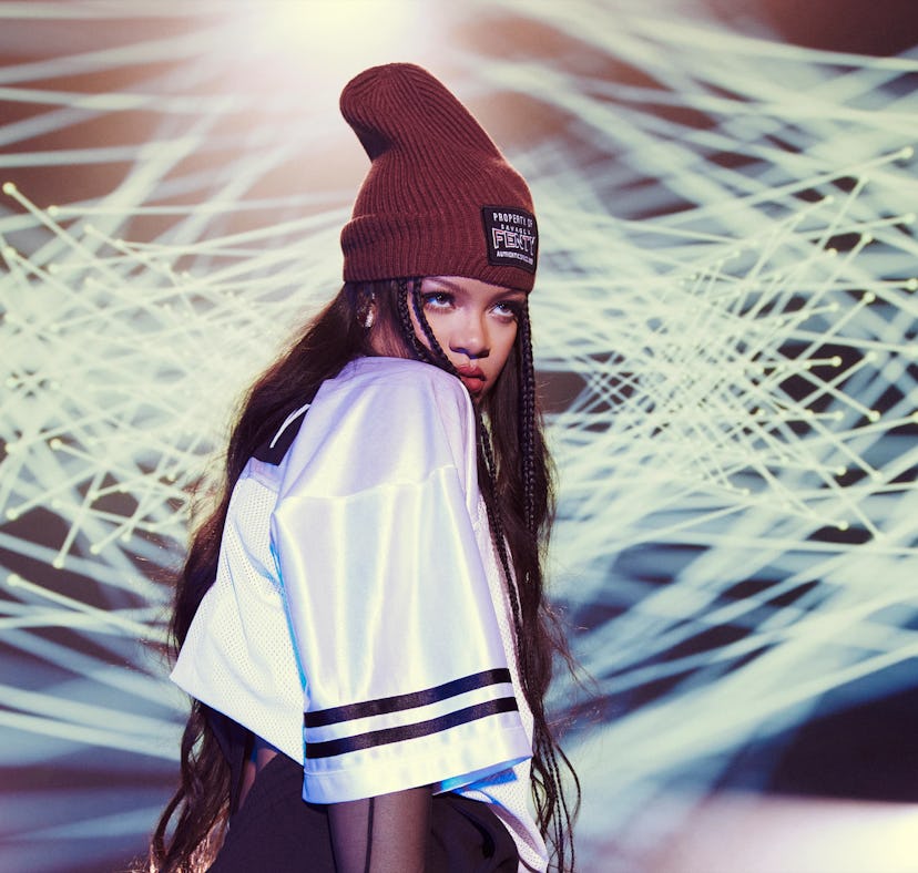 Rihanna's Savage x Fenty "Game Day" collection, ahead of Super Bowl 2023 performance, which has a hu...