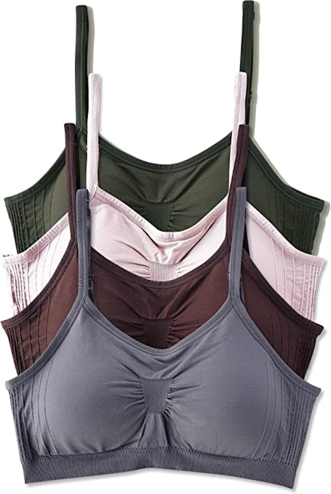 Kalon Wireless Cami Bras With Removable Pads (4-Pack)