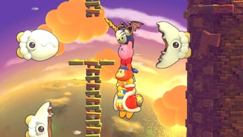 Kirby's Forgotten Dream Land Deluxe co-op boss fight