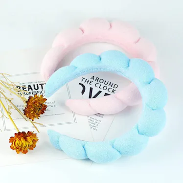 Headband Bubble Texture Pants Set main image 0