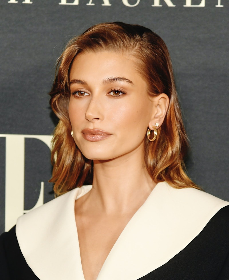 Hailey Bieber wore the rosette trend Carrie Bradshaw loves so much. 