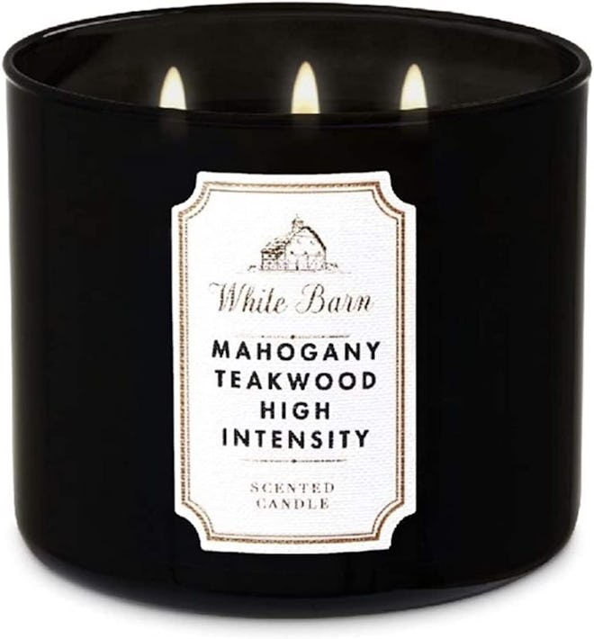 White Barn Mahogany Teakwood High Intensity Scented Candle, 14.5 Oz.