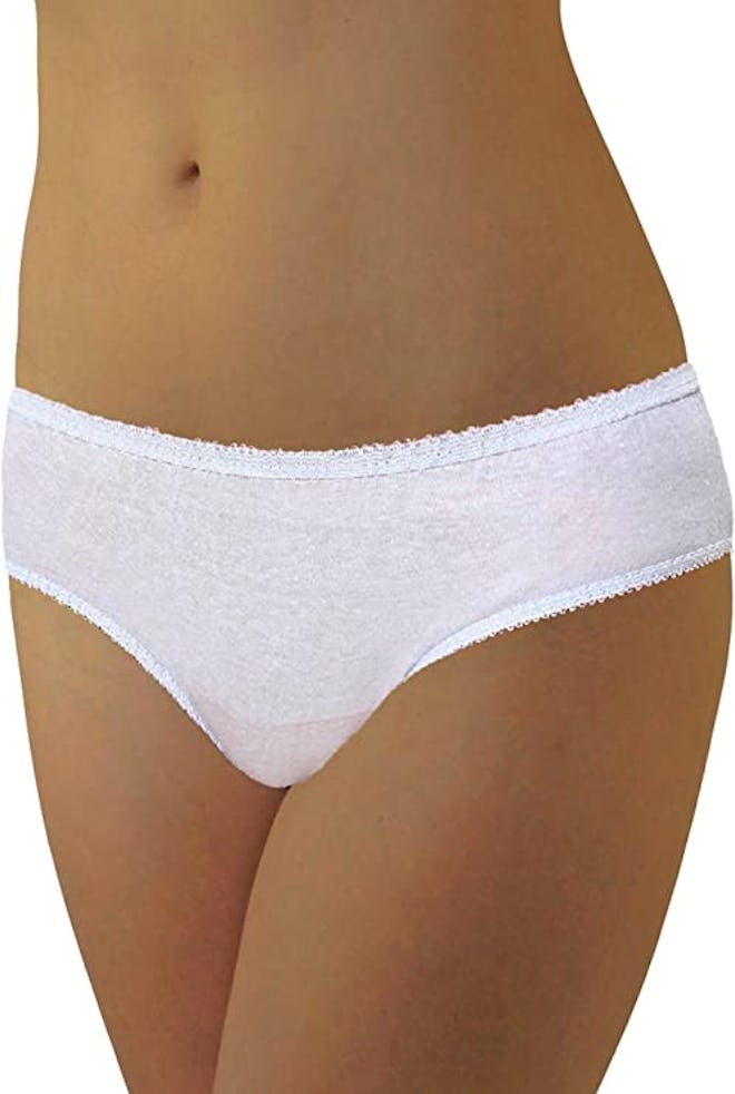 Underworks Disposable Cotton Underwear (20-Pack)