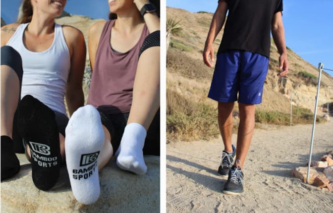 Bamboo Sports makes moisture-wicking socks for active lifestyles.