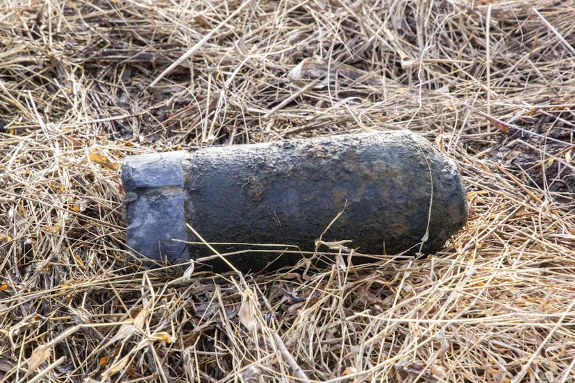 Unexploded artillery shell found at Gettysburg National Military Park