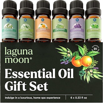 This set of six essential oils for dryer balls includes popular scents.