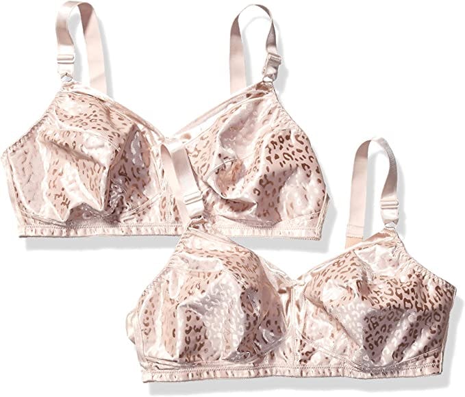 Just My Size Full Coverage Wireless Bra (2-Pack)