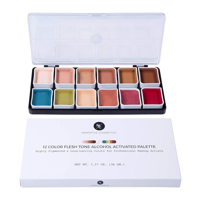 narrative cosmetics flesh tone alcohol activated palette is the best professional palette tattoo cov…