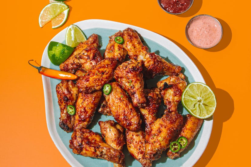Tom Colicchio's Sour Cherry BBQ Chicken Wing Recipe