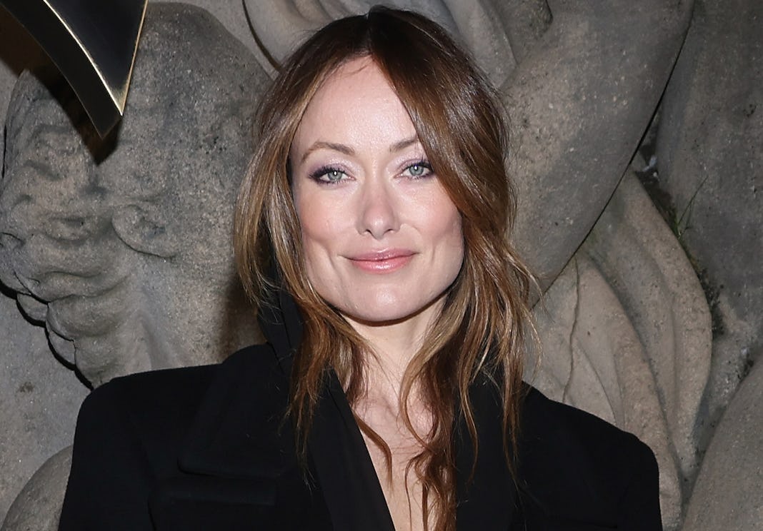 Olivia Wilde Wears A Sheer Hooded Dress At Paris Fashion Week(00)