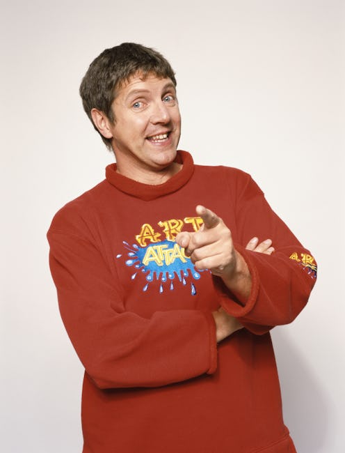 'Art Attack' presenter Neil Buchanan in 1990