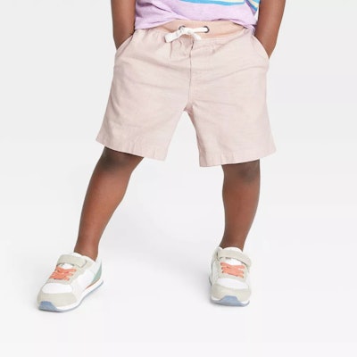 Pink toddler boy shorts, perfect to pair with kids easter outfits 2023