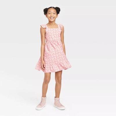 Pink dress for girls, a great option for your kids easter outfits 2023