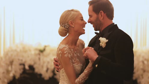 Heather Rae Young and Tarek El Moussa in 'Selling Sunset' Season 5, Episode 10, via Netflix's press ...