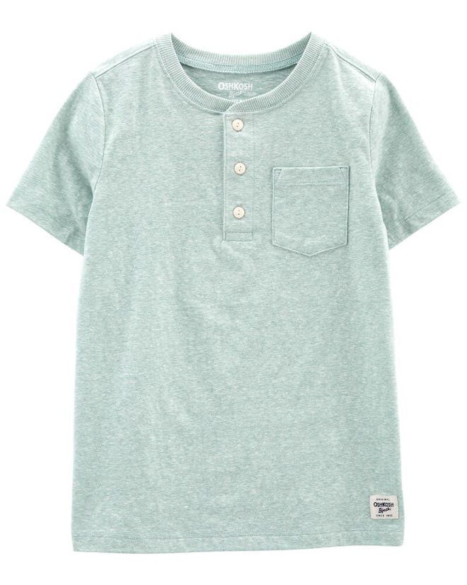 Jersey Pocket Henley