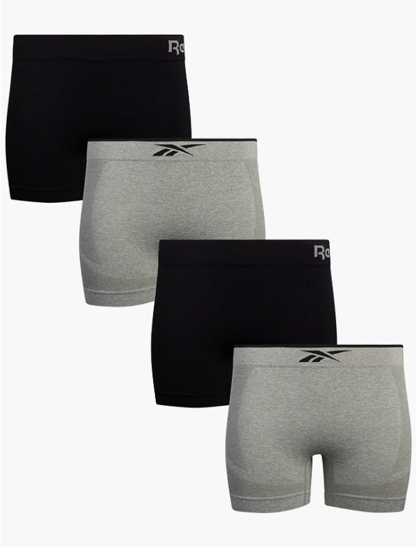 Reebok Seamless Boyshorts (4-Pack)