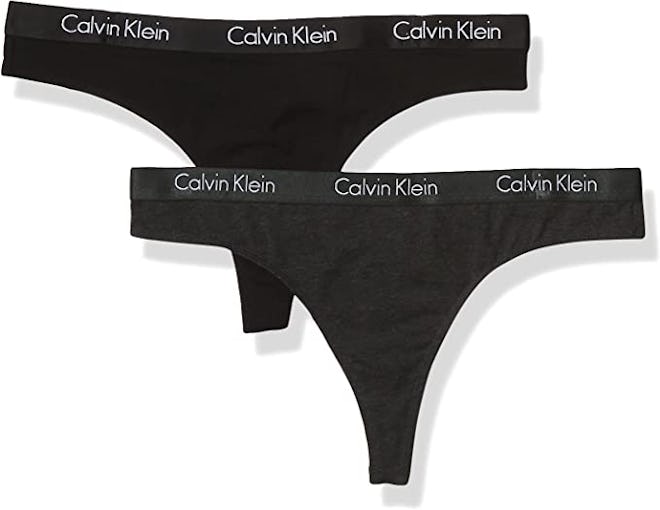 Calvin Klein Motive Cotton Thong Panty (2-Pack)