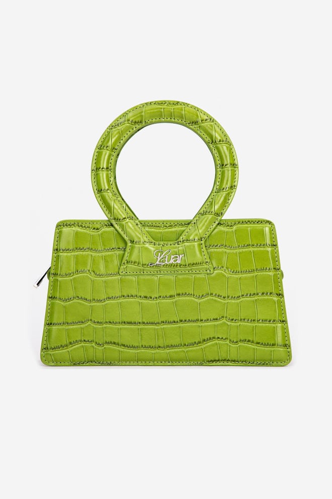 Green Embossed Small Ana Bag