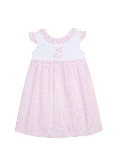 Pink easter dress for toddlers, a cute option when shopping for kids easter outfits 2023