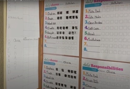 Photo by William Henry of his kids’ reward charts.
