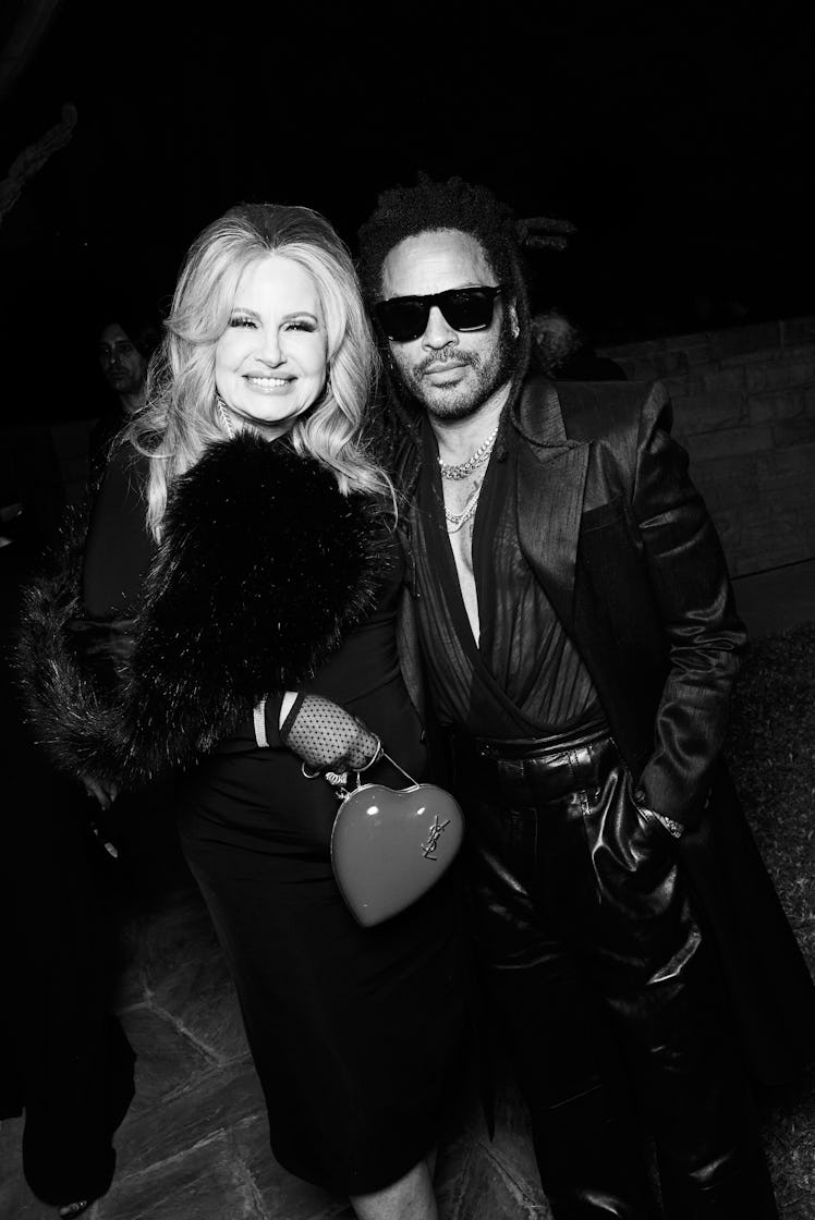 Jennifer Coolidge and Lenny Kravitz