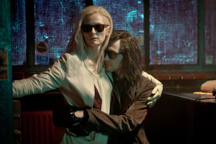 Tilda Swinton as Eve and Tom Hiddleston as Adam in Only Lovers Left Alive