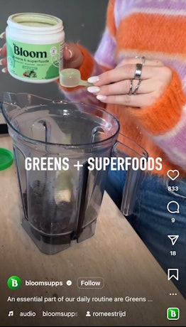 Bloom Greens and Superfoods is used by a lot of influencers and models.