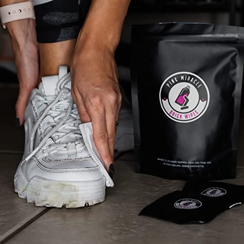 Pink Miracle Shoe Cleaning Wipes (12 Count)