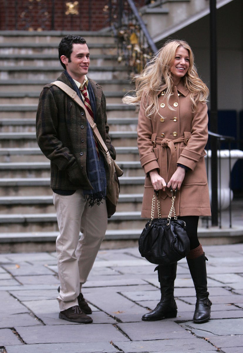 Penn Badgley and Blake Lively