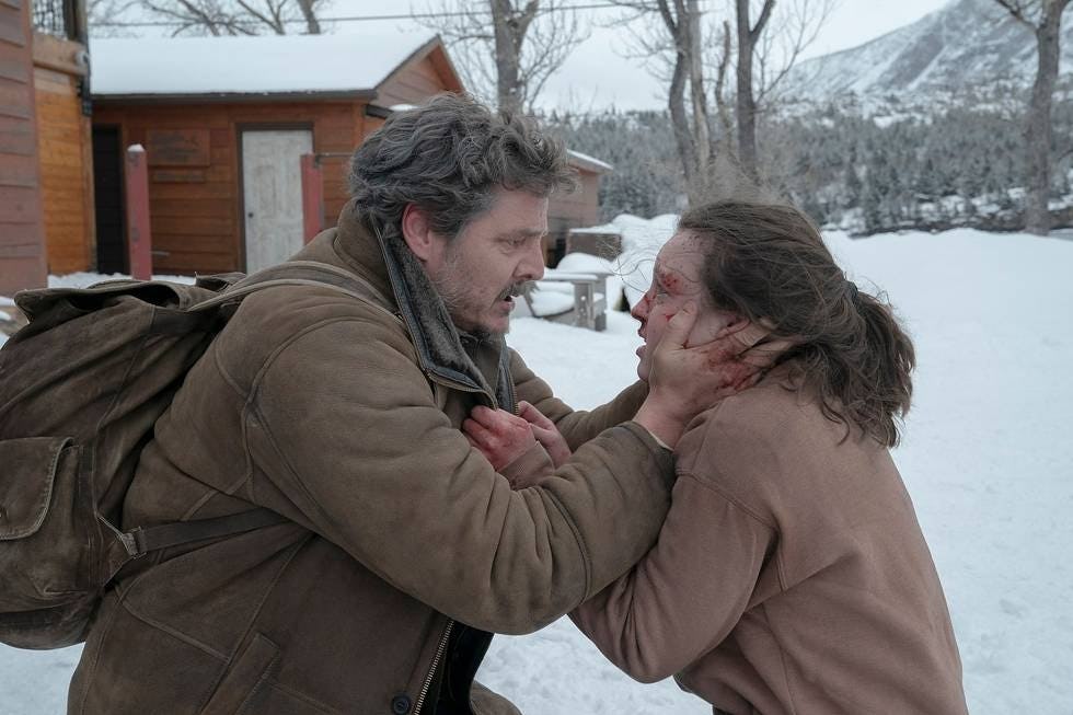 Pedro Pascal as Joel, Bella Ramsey as Ellie in &lsquo;The Last of Us&rsquo; Season 1, Episode 8, via HBO&rsquo;s press&hellip;