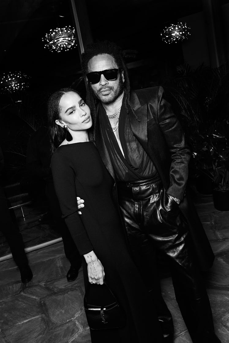 Zoë Kravitz and Lenny Kravitz