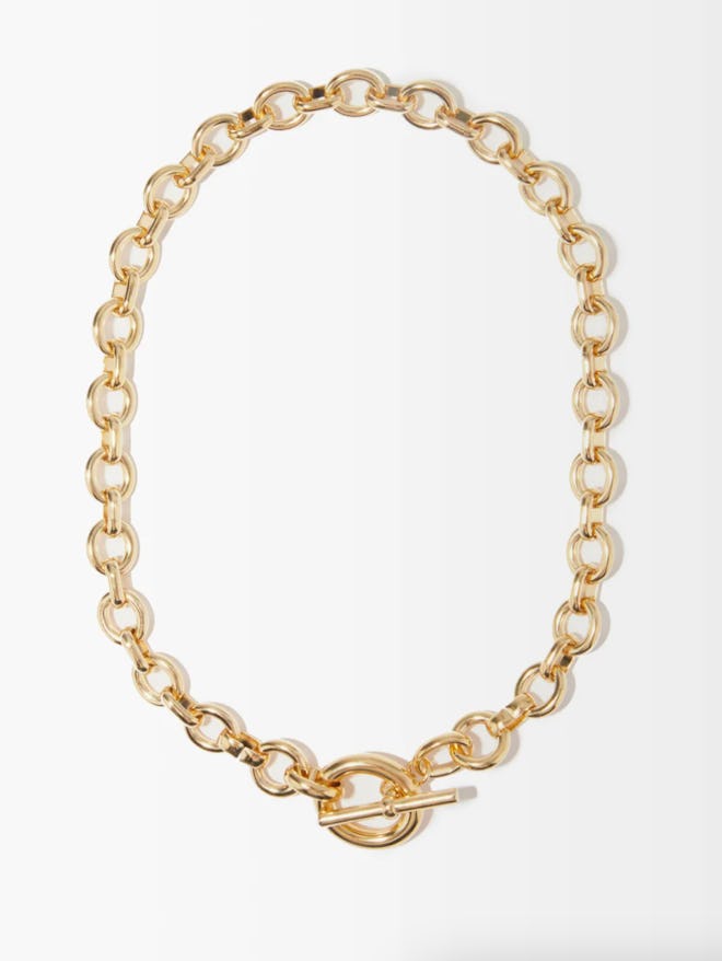 Laura Lombardi Portrait 14kt Gold-Plated Chain Necklace