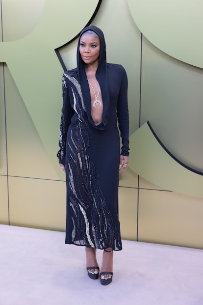 Gabrielle Union arrives for the Versace Fall/Winter 2023 fashion show 