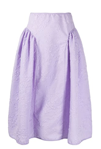 Matelasse Midi Skirt