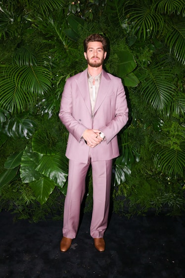 Andrew Garfield at Chanel and Charles Finch’s pre-Oscar awards dinner at the Polo Lounge in Beverly ...