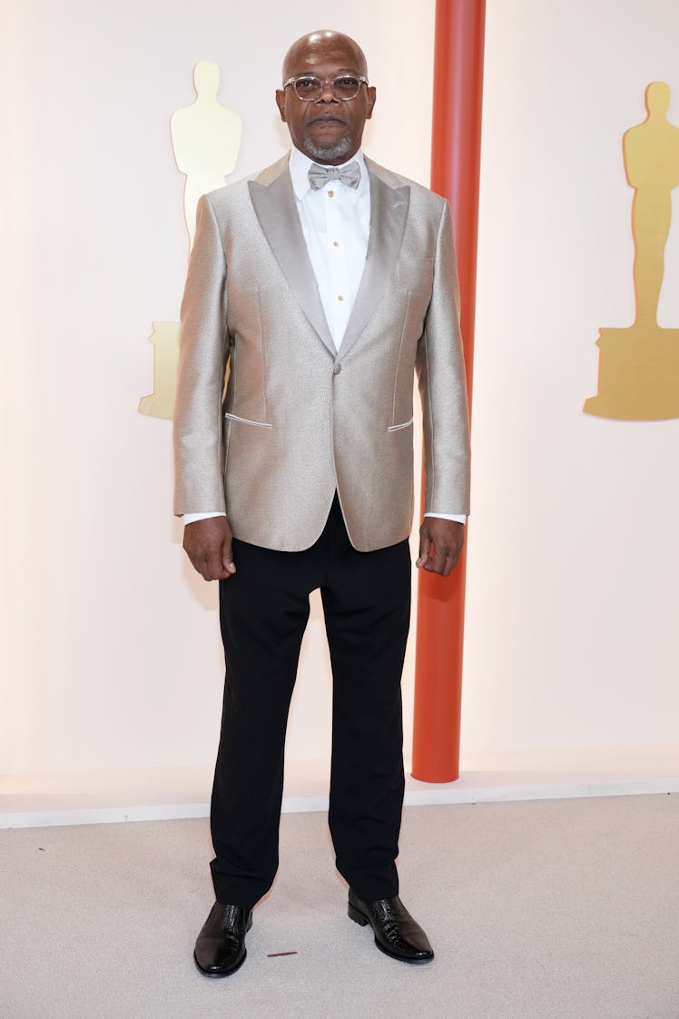 Samuel L. Jackson attends the 95th Annual Academy Awards on March 12, 2023 in Hollywood, California....