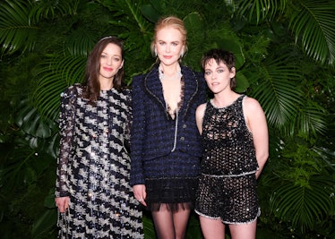 Marion Cotillard, Nicole Kidman, and Kristen Stewart at Chanel and Charles Finch’s pre-Oscar awards ...