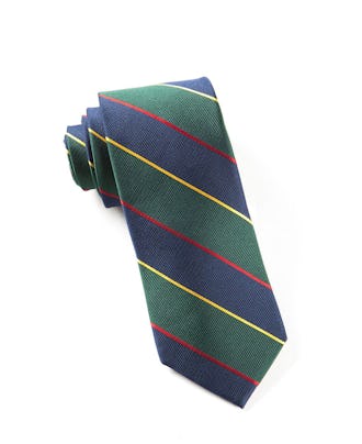 Boarding Stripe Navy Tie