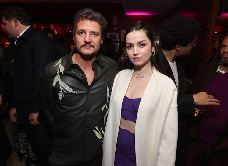 Pedro Pascal and Ana de Armas attend the The CAA Pre-Oscar Party at Sunset Tower Hotel on March 10, ...