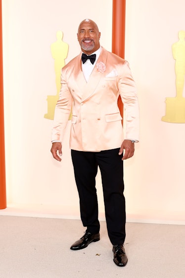 Dwayne Johnson attends the 95th Annual Academy Awards on March 12, 2023 in Hollywood, California.