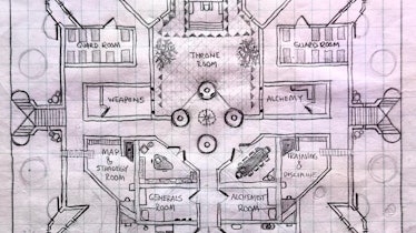 Rand Miller’s original D&D map.