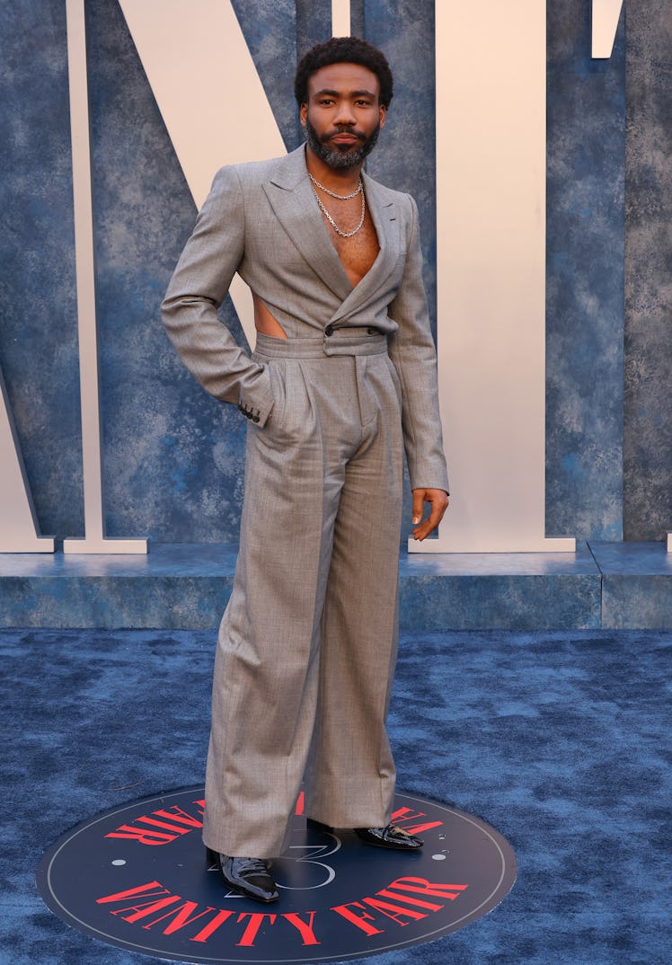 Donald Glover attends the 2023 Vanity Fair Oscar Party Hosted By Radhika Jones at Wallis Annenberg C...