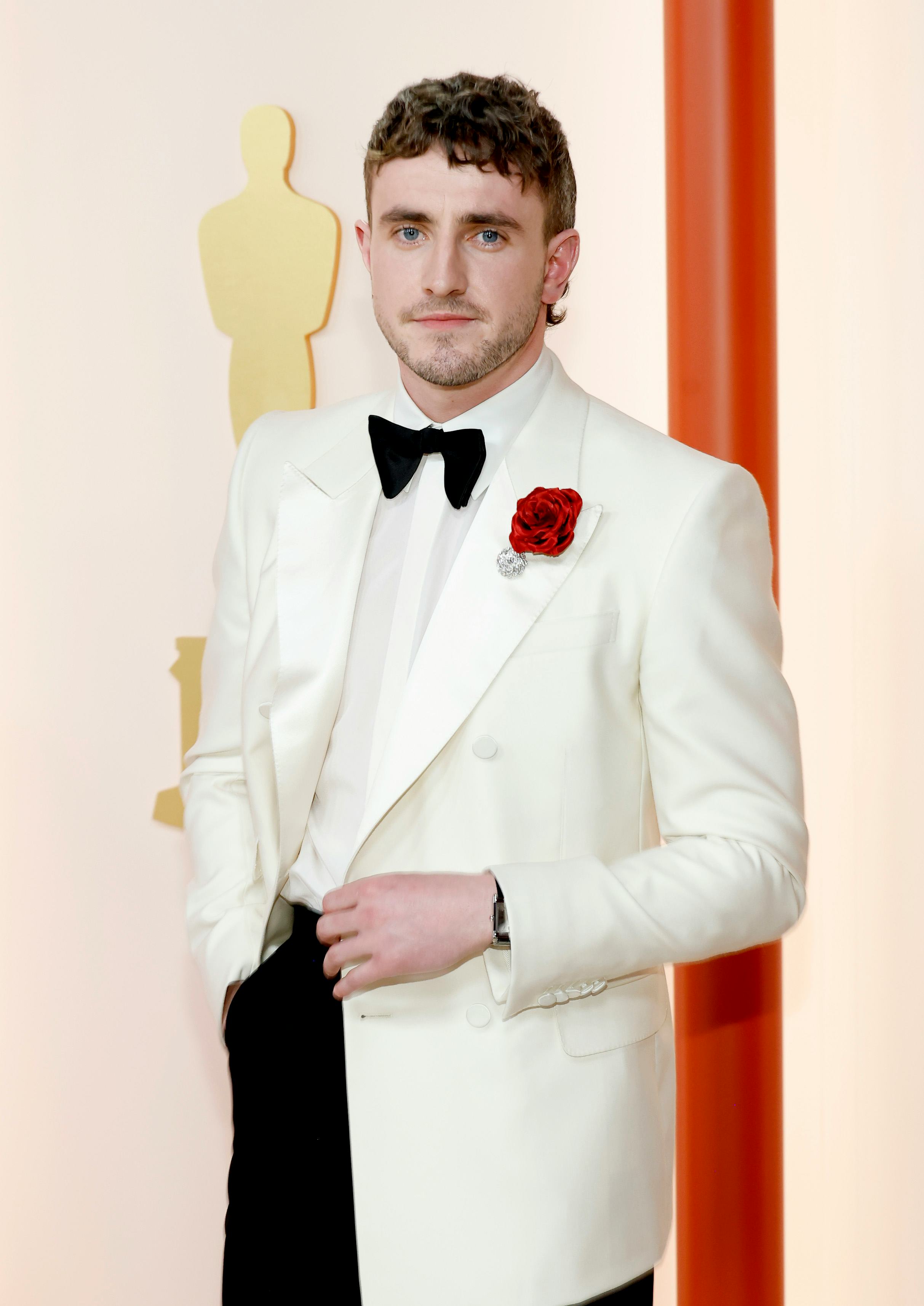 Paul Mescal on His Oscars Red Carpet Suit, Family, & Personal Style