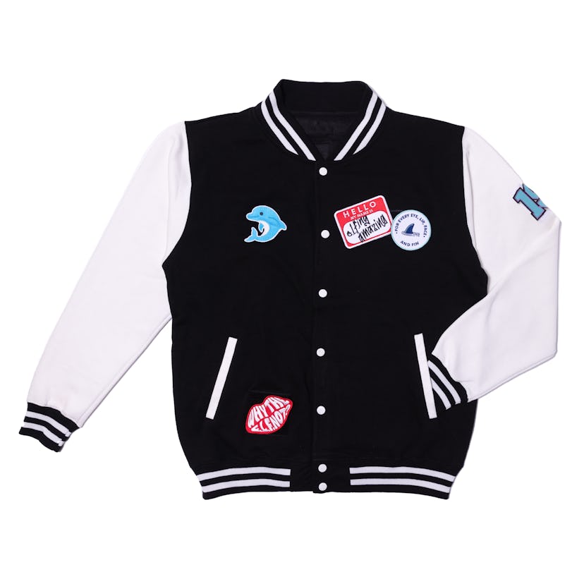 Sticky Patch Varsity Jacket 