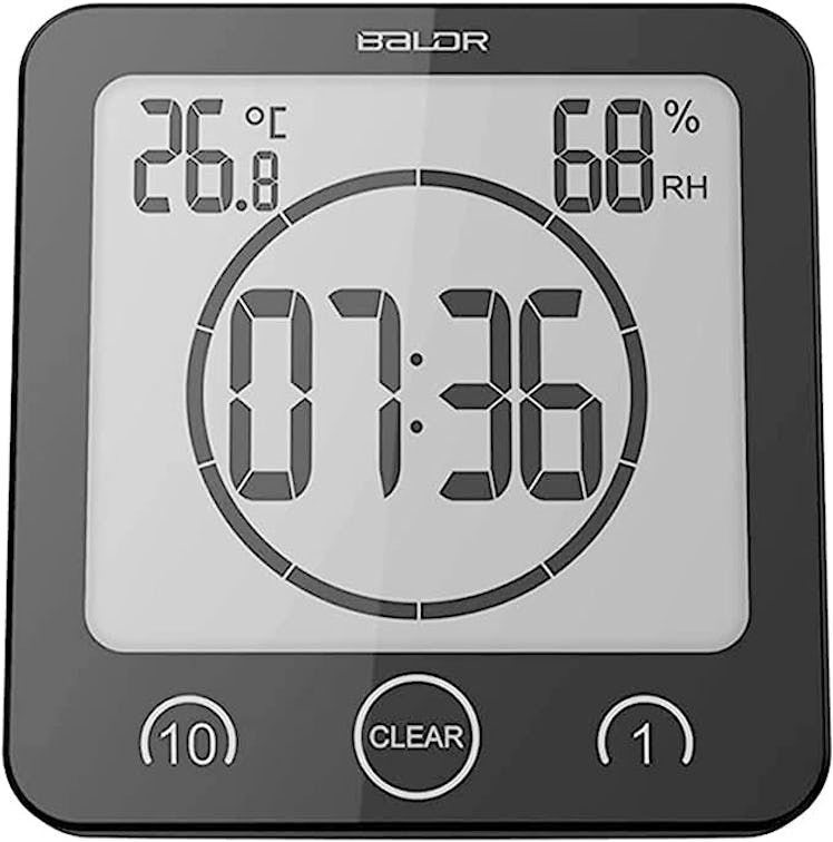 BALDR Digital Shower Clock with Timer