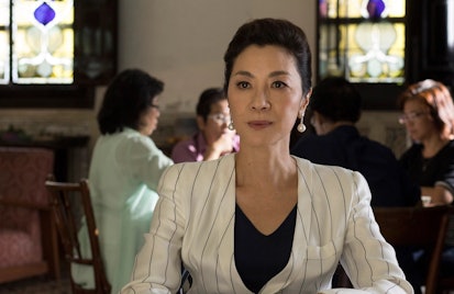 杨紫琼在《疯狂的亚洲富人》中的表现。