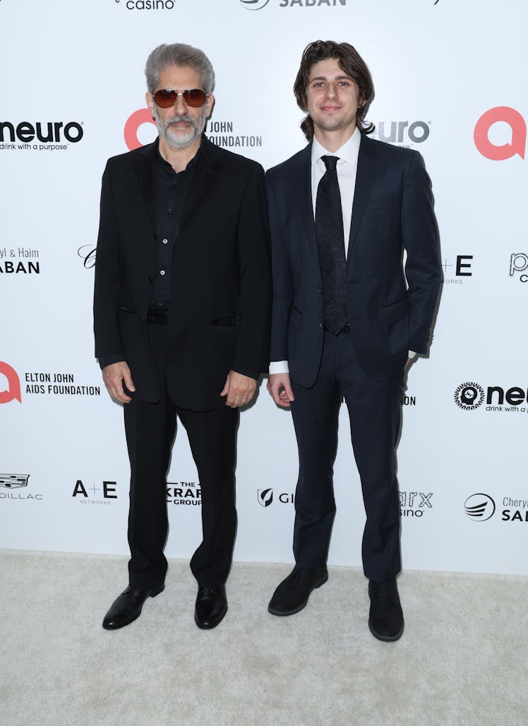 Michael Imperioli and David Imperioli attend Elton John AIDS Foundation's 31st annual academy awards...