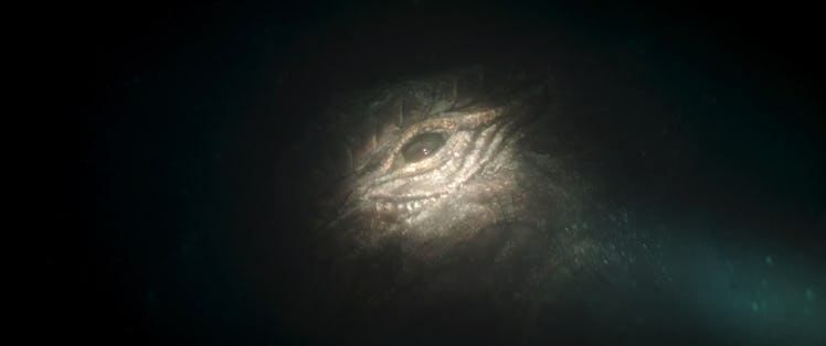 The eye of a Mythosaur in Season 3 Episode 2 of The Mandalorian.