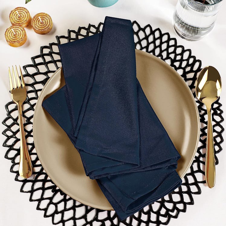 Utopia Kitchen Navy Cloth Napkins (12-Pack)