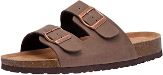 CUSHIONAIRE Cork Footbed Sandal